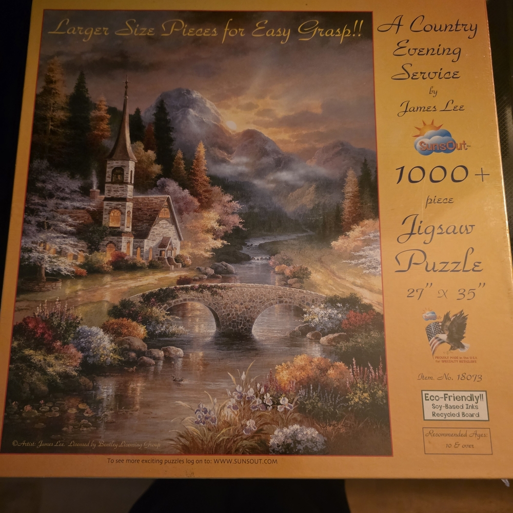 Suns Out Larger Piece Eco Friendly 1000 Pc Jigsaw Puzzle